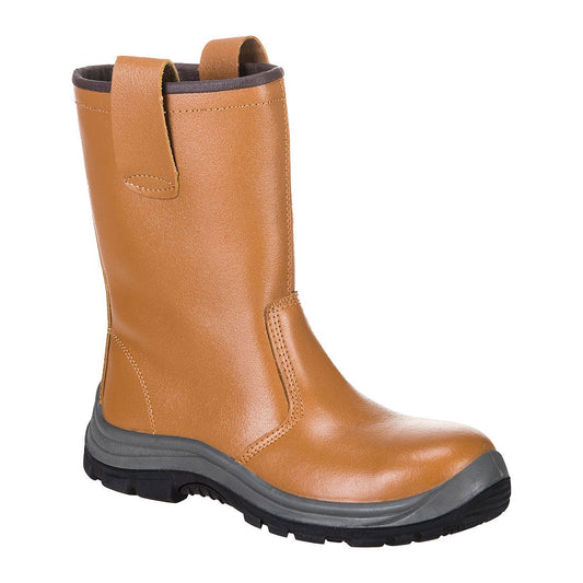 Steelite Rigger Boot S1P HRO (Unlined), 38, R, Tan