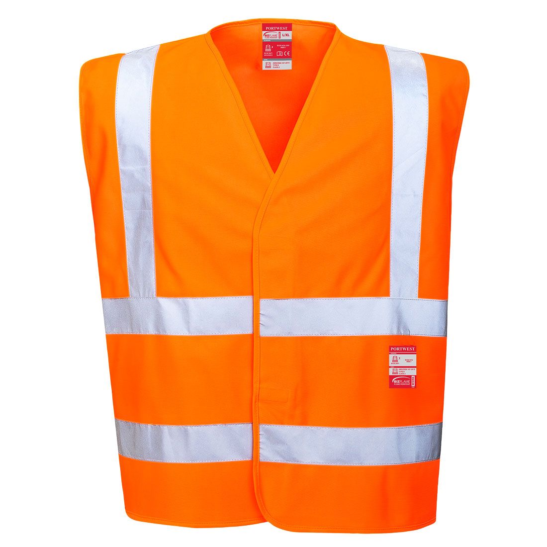 Hi-Vis FR Vest , L/XL, R, Orange