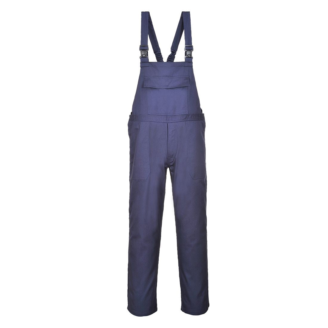 Bizflame Work Bib and Brace, L, R, Navy