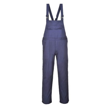 Bizflame Work Bib and Brace, L, R, Navy