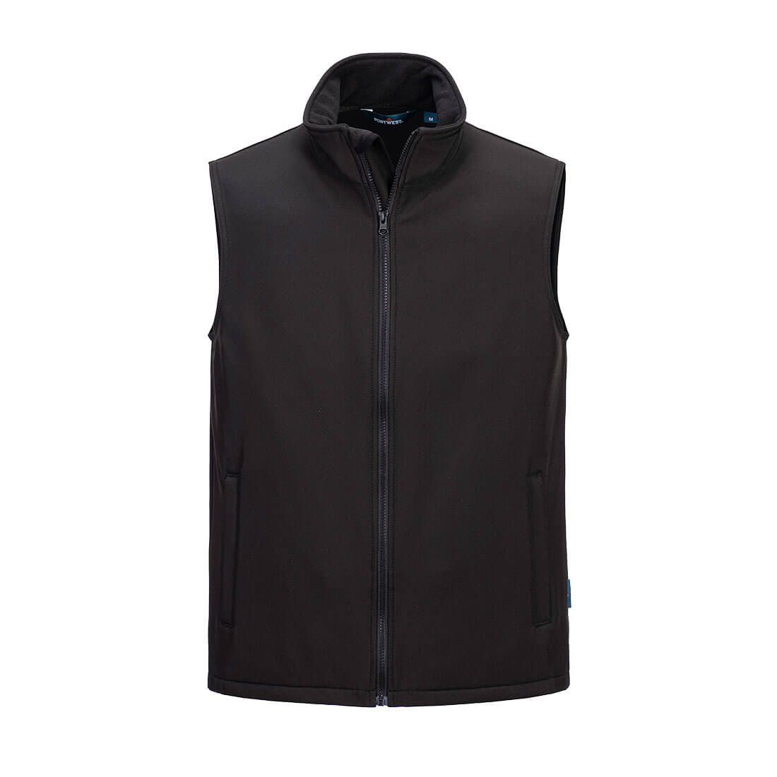 Print and Promo Softshell Gilet (2L), 4XL, R, Black
