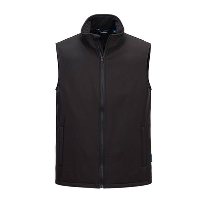 Print and Promo Softshell Gilet (2L), 4XL, R, Black