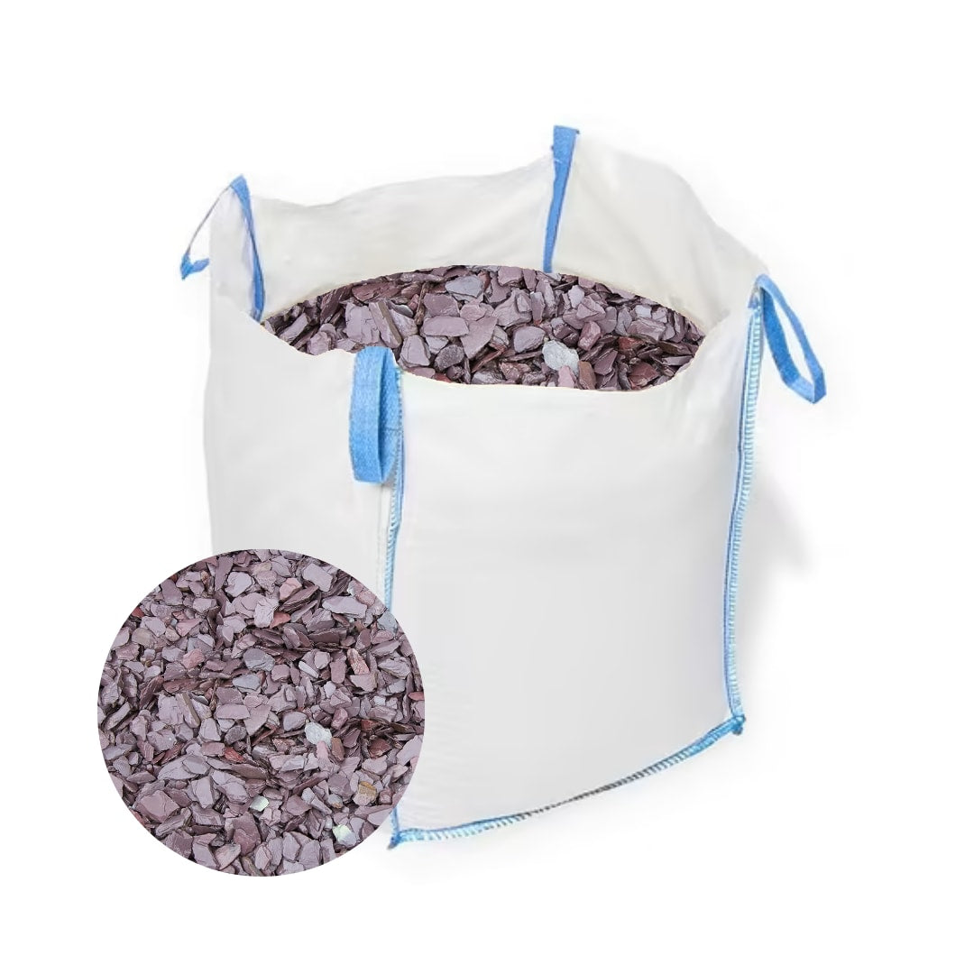 40mm Plum Slate Chippings Bulk Bag (800kg)