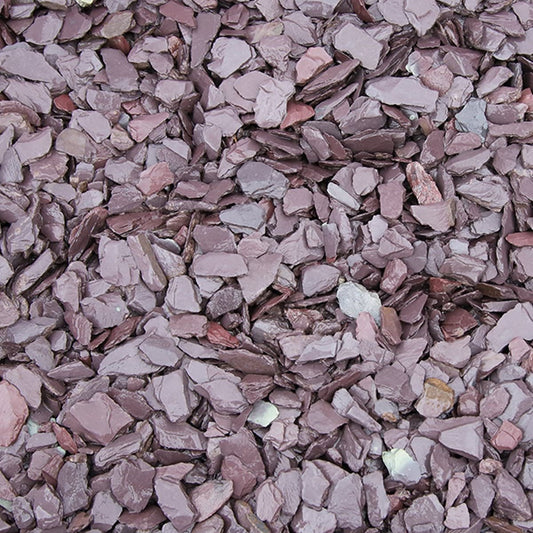 40mm Plum Slate Chippings Bag (20kg)