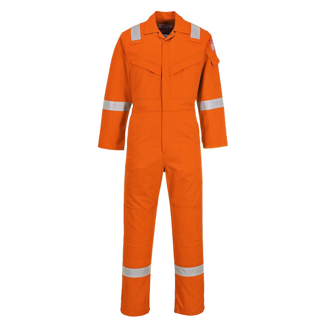 Flame Resistant Anti-Static Coverall 350g, L, T, Orange Tall