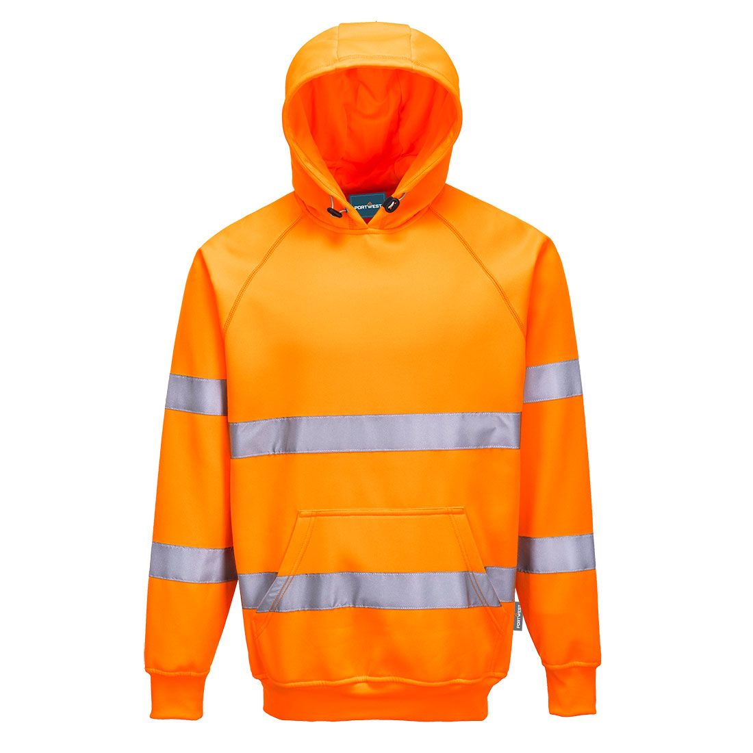 ES1 Essential Hi-Vis Hooded Sweatshirt, 4XL, R, Orange