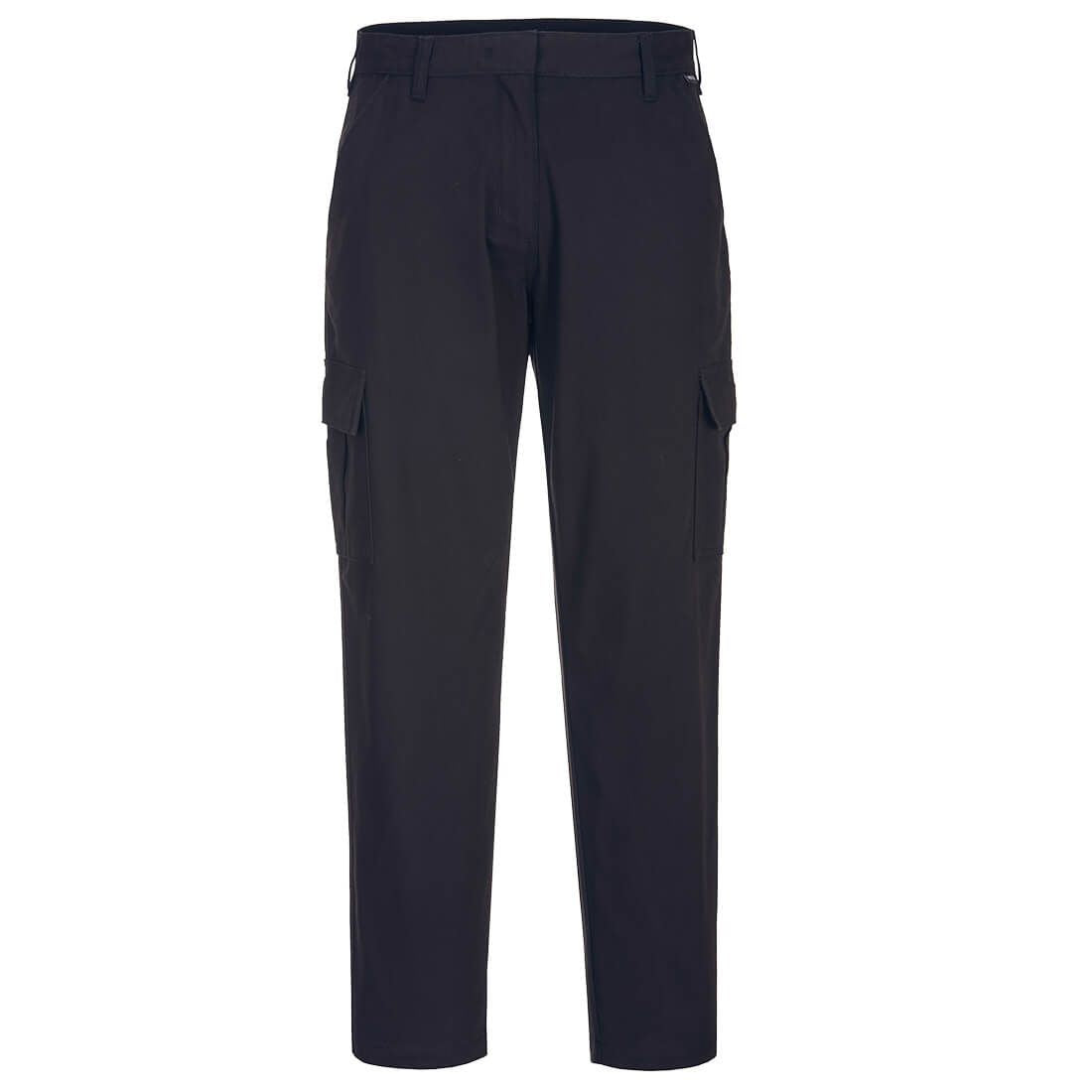 Women's Stretch Cargo Trousers, 26, R, Black