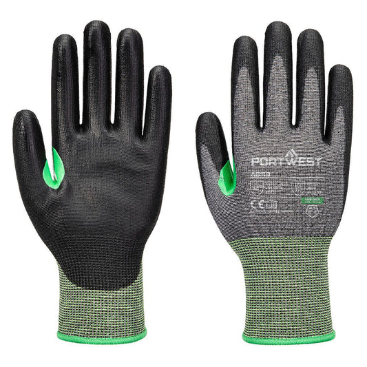 CS Cut C15 PU Glove, L, R, Grey/Black