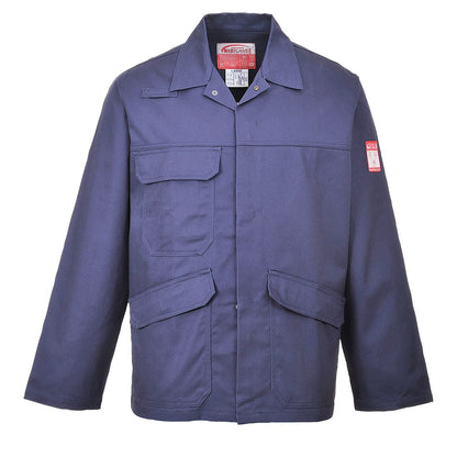 Bizflame Work Jacket, L, R, Navy