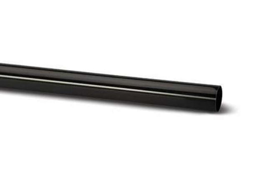 68mm Round Downpipe Black 5.5m