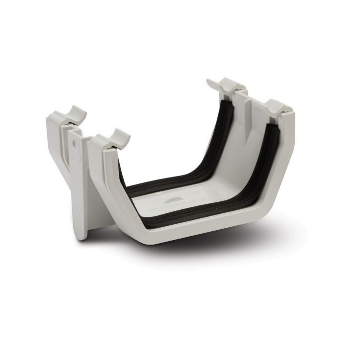 114mm Square Union Bracket White
