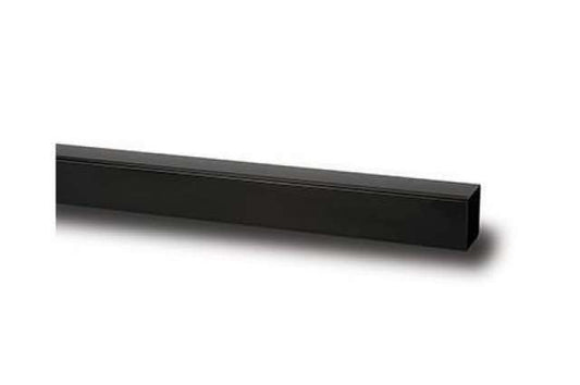 65mm Square Downpipe Black 5.5m