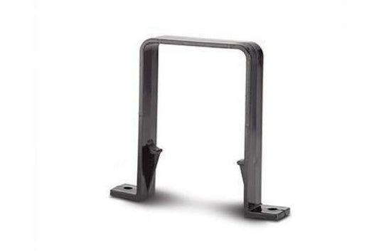 65mm Square Downpipe Bracket Black