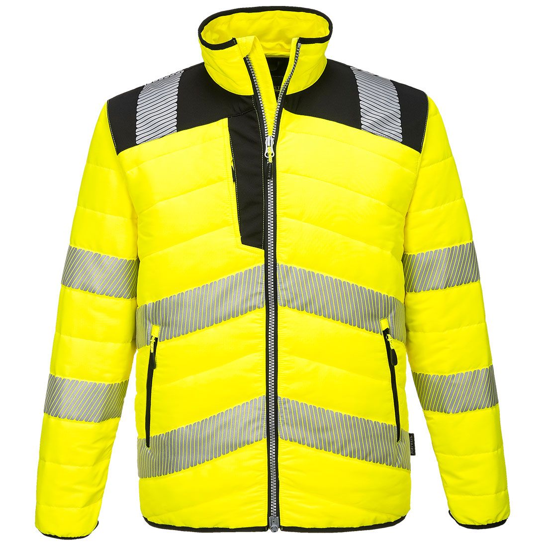 PW3 Hi-Vis Baffle Jacket, 4XL, R, Yellow/Black