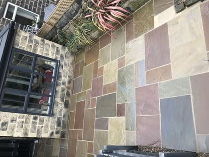 Raj Blend Indian Sandstone Paving Slabs Patio Pack (~15m2/Pack)
