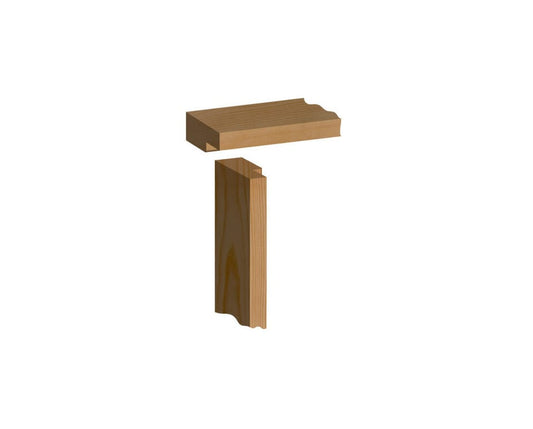 38mm x 115mm Redwood Rebated Door Casing 838mm Doors (Finish 33mm x 108mm)