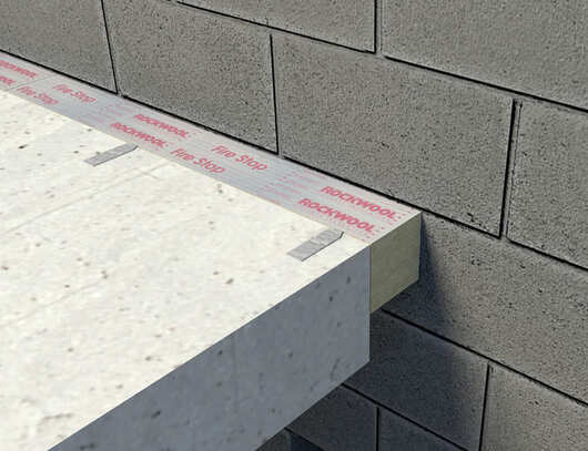75mm Rockwool SP60 FireStop Slab (2.6m2/Pack)