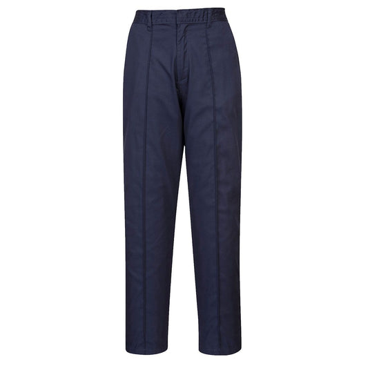 Women's Elasticated Trousers, 4XL, R, Navy