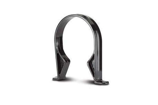 110mm Soil Pipe Saddle Clip Black (5/Pack)