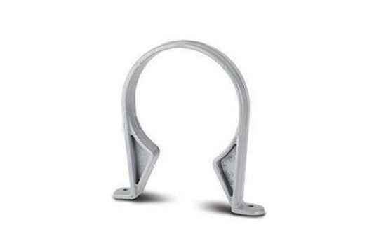 110mm Soil Pipe Saddle Clip Grey (5/Pack)