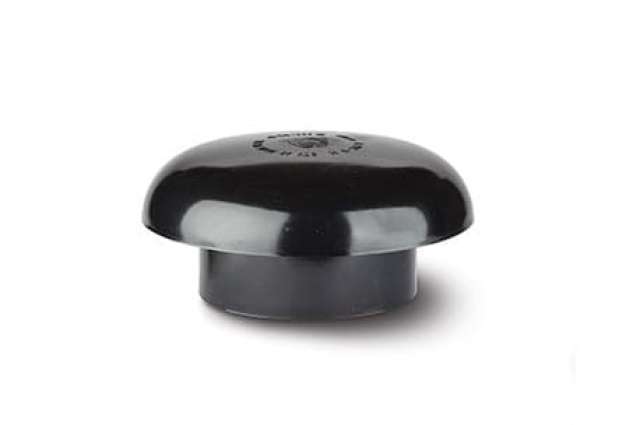 110mm Soil Vent Cowl Black