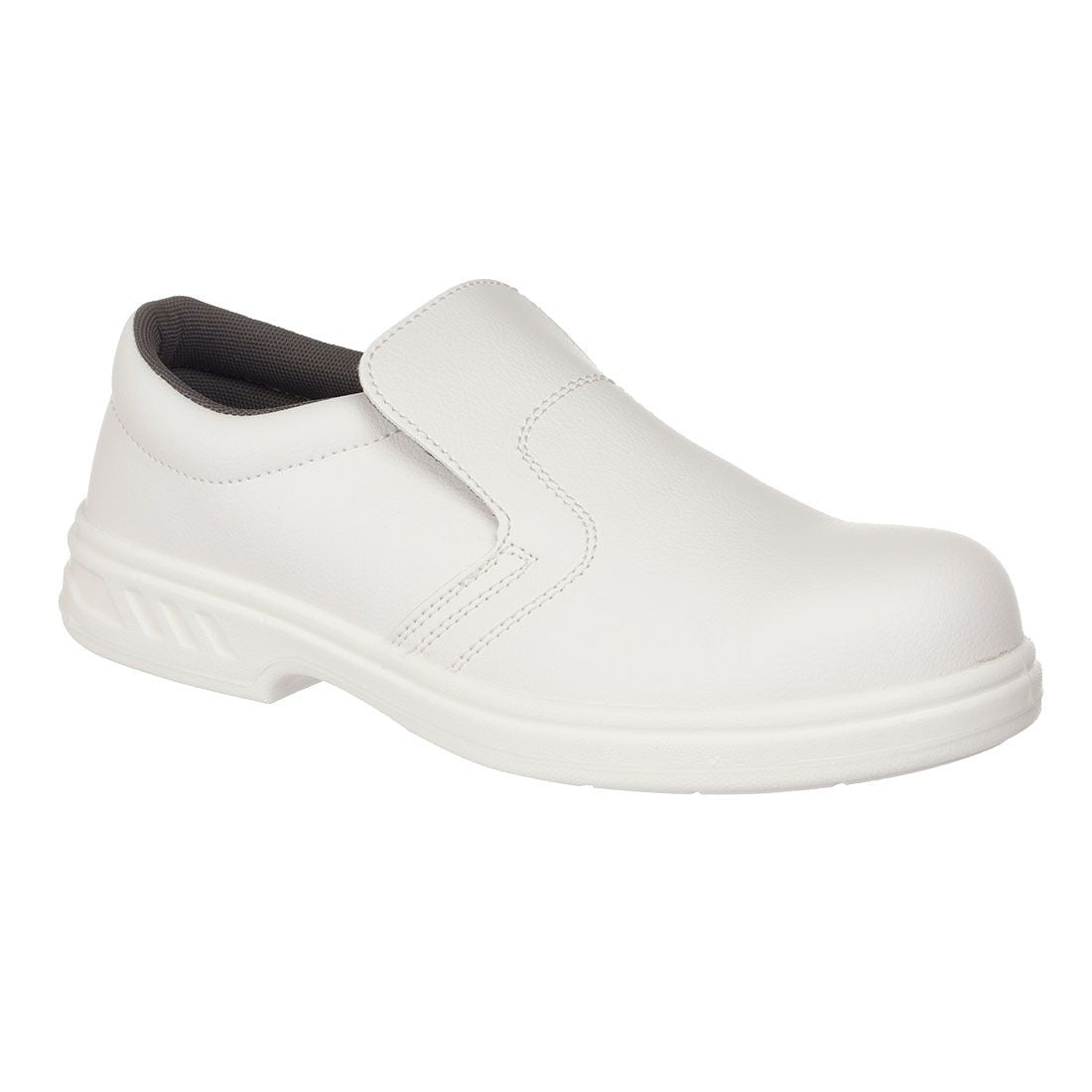 Steelite Slip On Safety Shoe S2, 34, R, White
