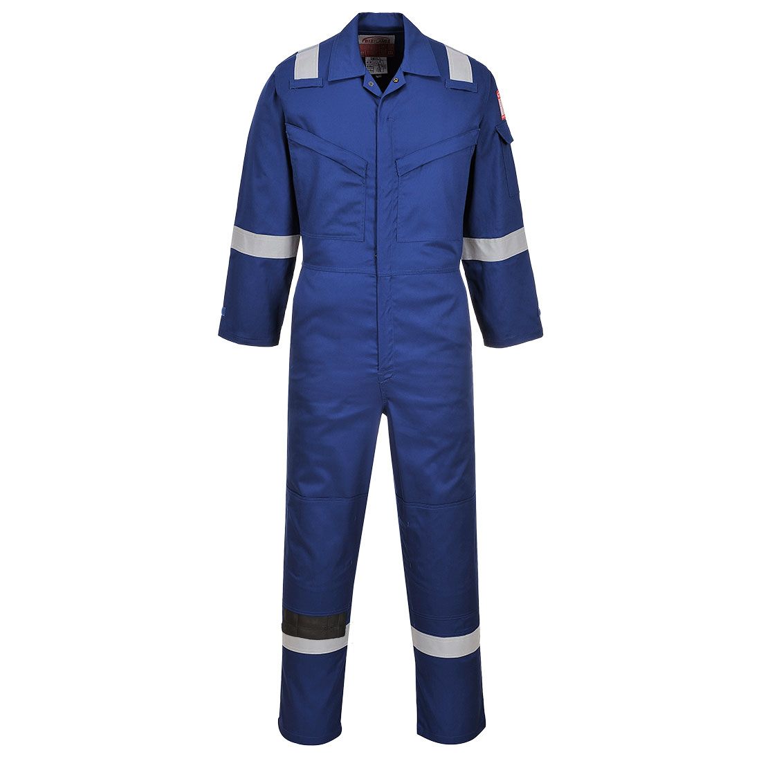 Flame Resistant Super Light Weight Anti-Static Coverall 210g, L, R, Royal Blue