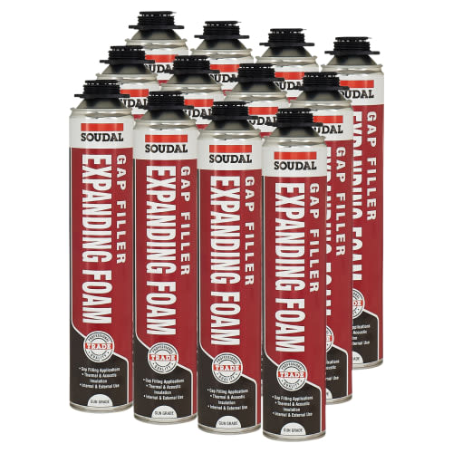Soudal B3 Expanding Foam Gun Grade 750ml - Box of 12