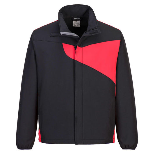 PW2 Softshell (2L), M, R, Black/Red