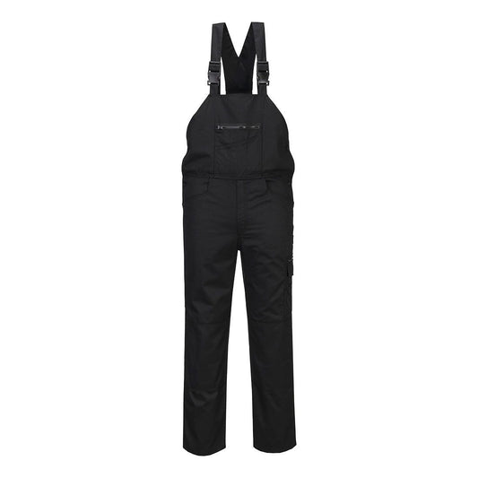 WX2 Eco Stretch Bib and Brace, 4XL, R, Black