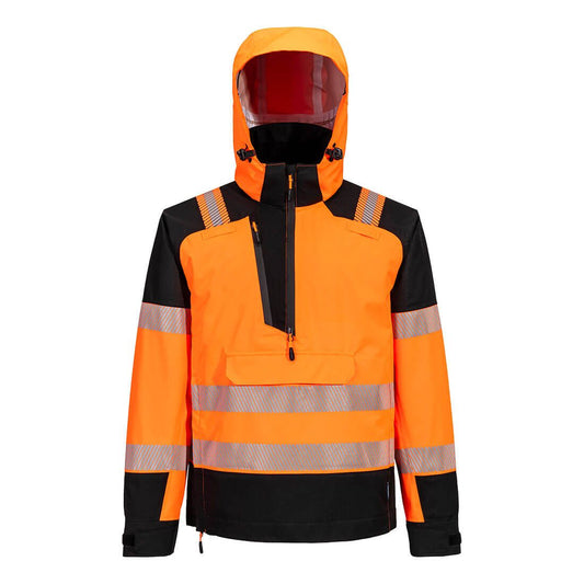 PW3 Hi-Vis Overhead Rain Jacket (3L), 4XL, R, Orange/Black