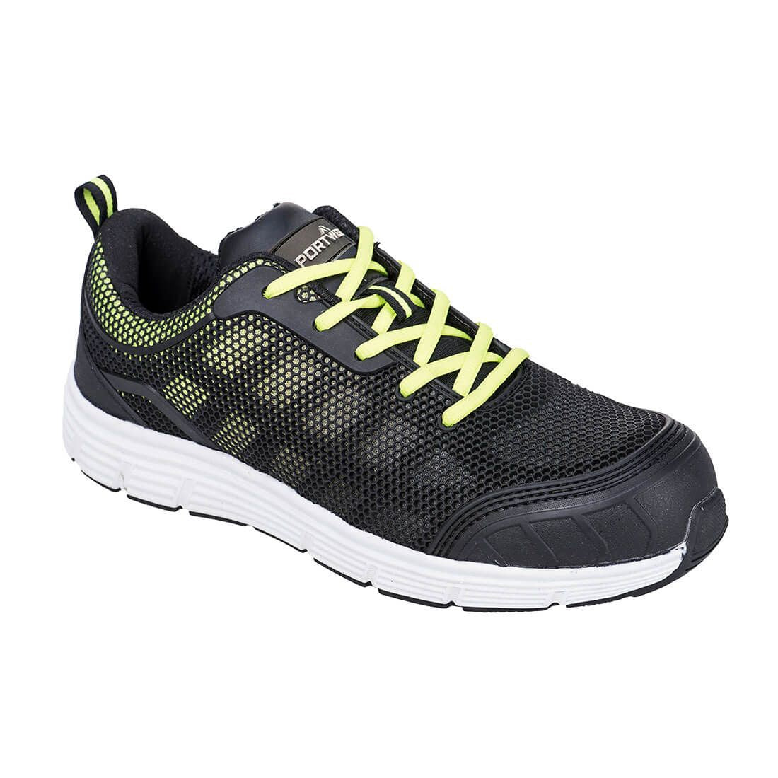 Steelite Tove Trainer S1P, 36, , Black/Green