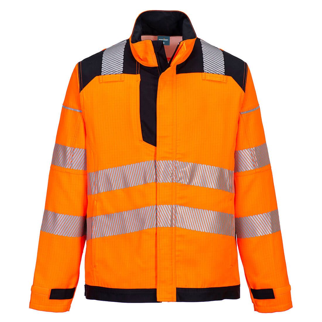 PW3 FR HVO Work Jacket , L, R, Orange/Black