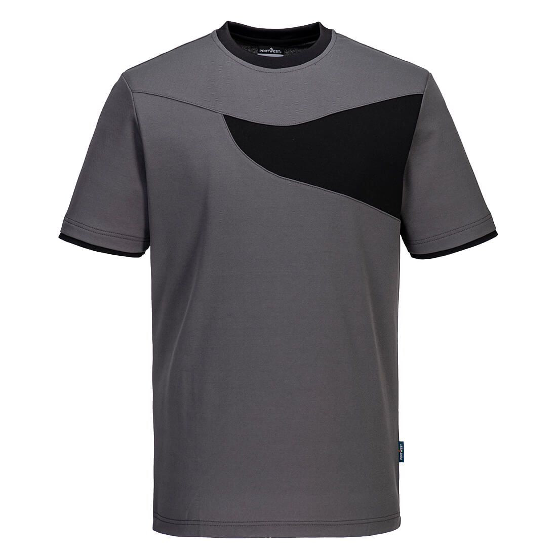 PW2 Cotton Comfort T-Shirt S/S, L, R, Zoom Grey/Black