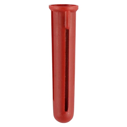 Wall Plugs Red 6 x 30mm (100/Pack)
