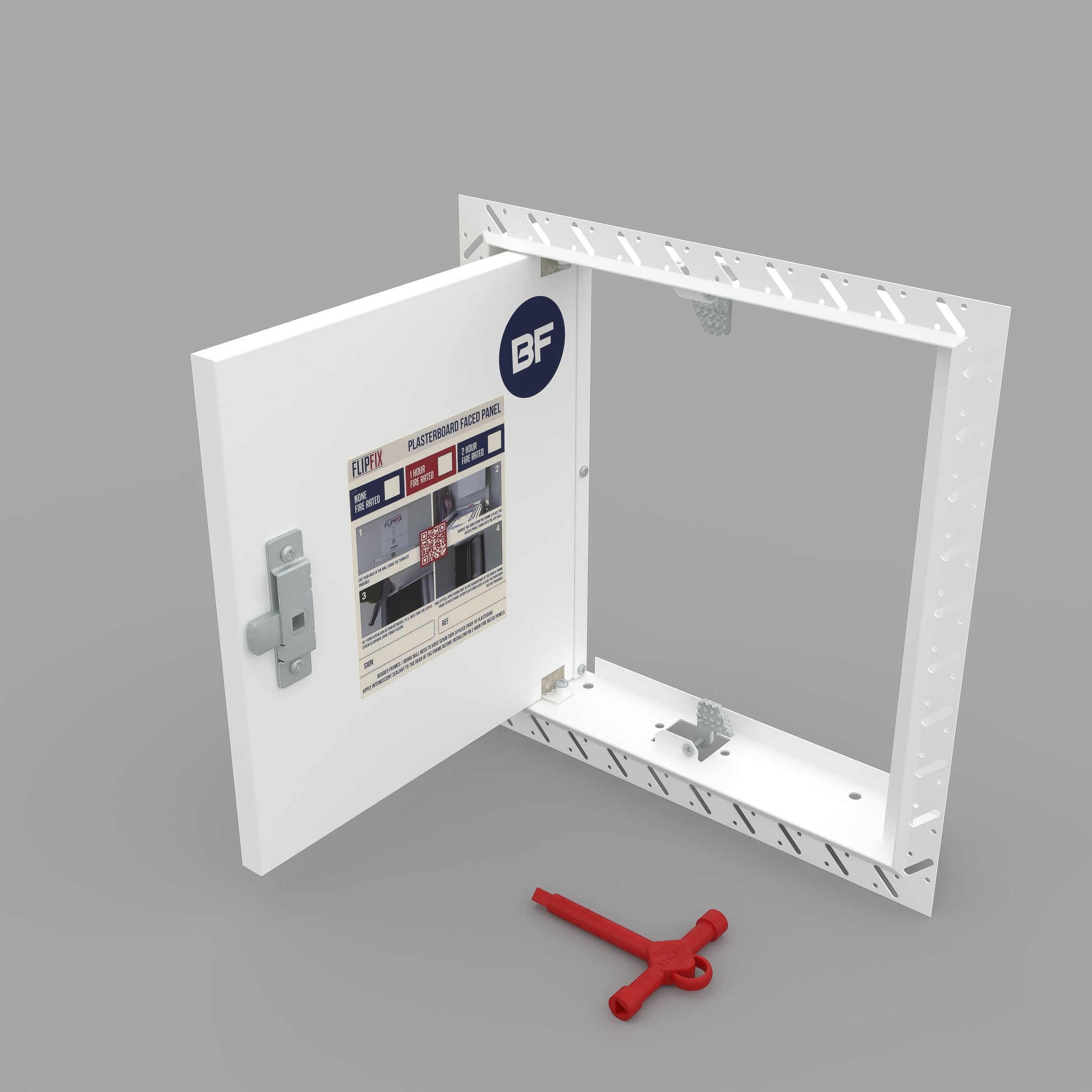 Non-Fire Rated White Beaded Frame Plasterboard Access Panel 150mm x 150mm