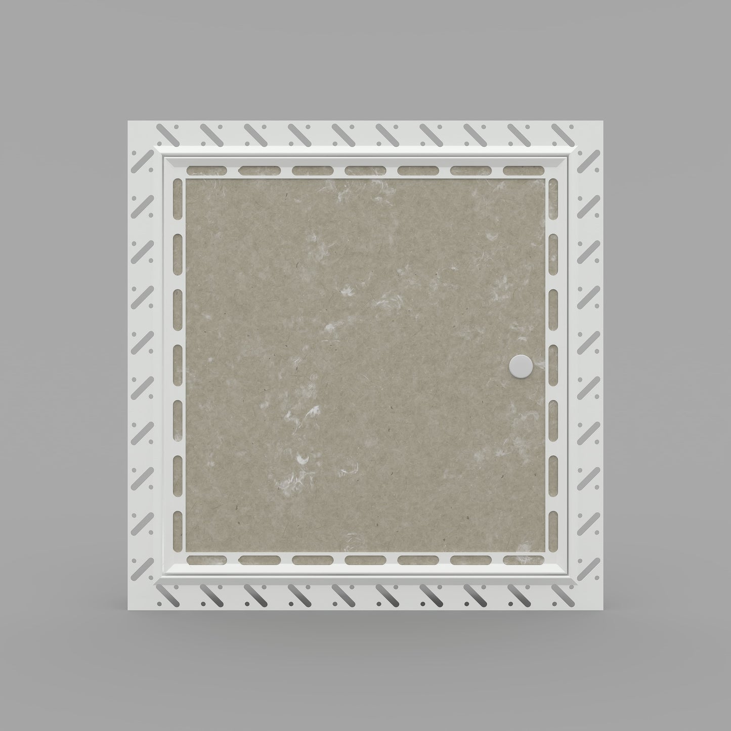 1 Hour Fire Rated White Beaded Frame Plasterboard Access Panel 550mm x 550mm