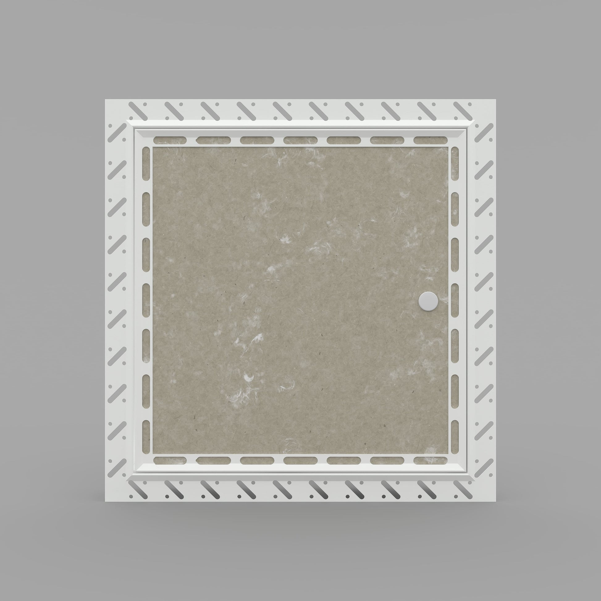 1 Hour Fire Rated White Beaded Frame Plasterboard Access Panel 600mm x 300mm