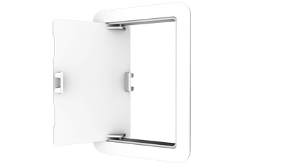 Non-Fire Rated White Picture Frame Plastic Access Panel 152mm x 102mm
