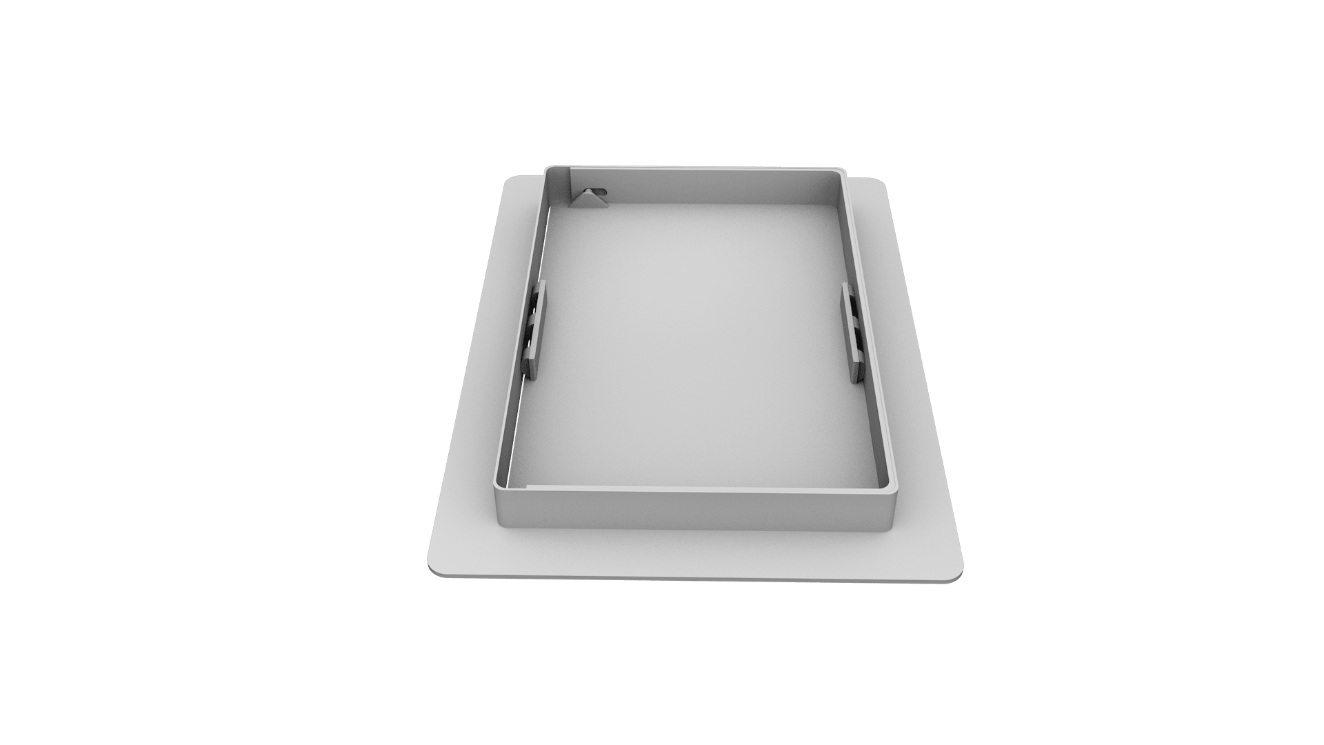 Non-Fire Rated White Picture Frame Plastic Access Panel 355mm x 355mm