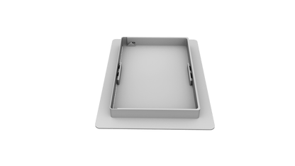 Non-Fire Rated White Picture Frame Plastic Access Panel 355mm x 355mm