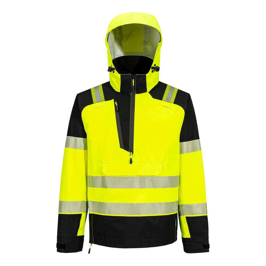 PW3 Hi-Vis Overhead Rain Jacket (3L), 4XL, R, Yellow/Black