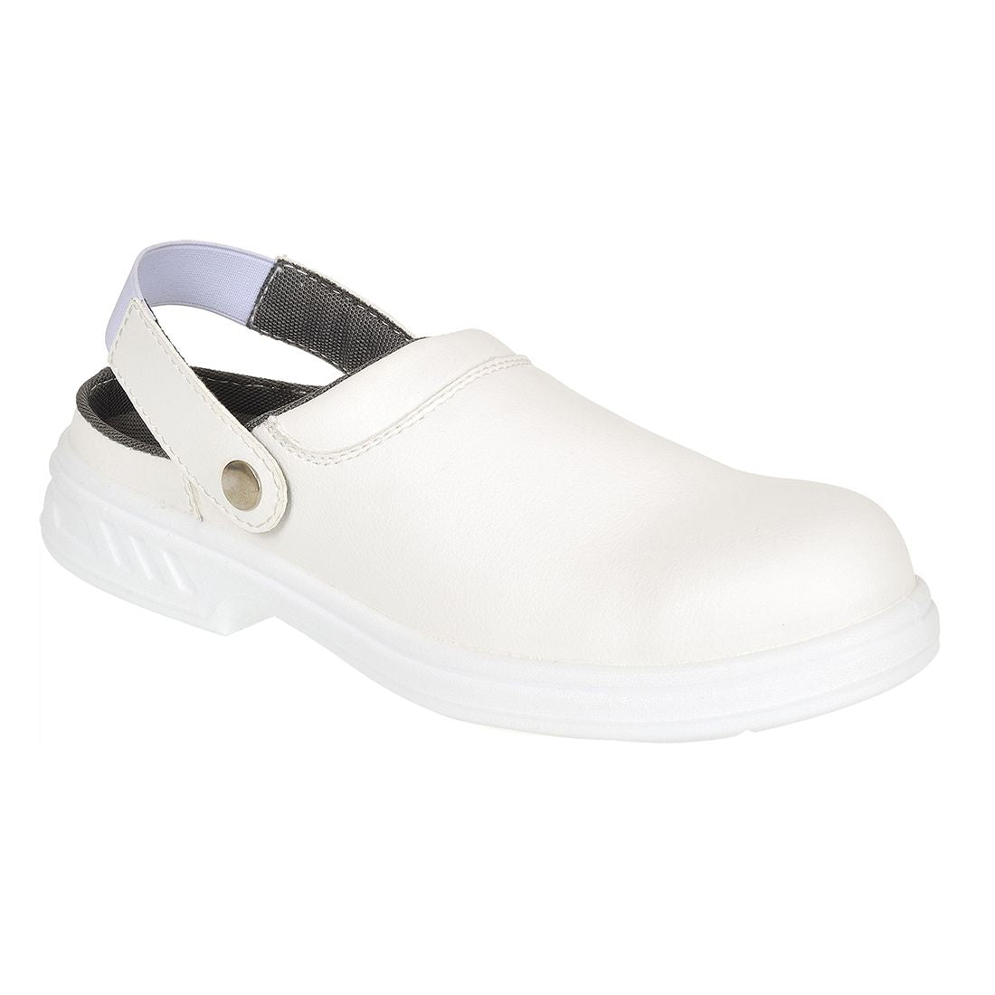 Steelite Safety Clog SB , 34, R, White