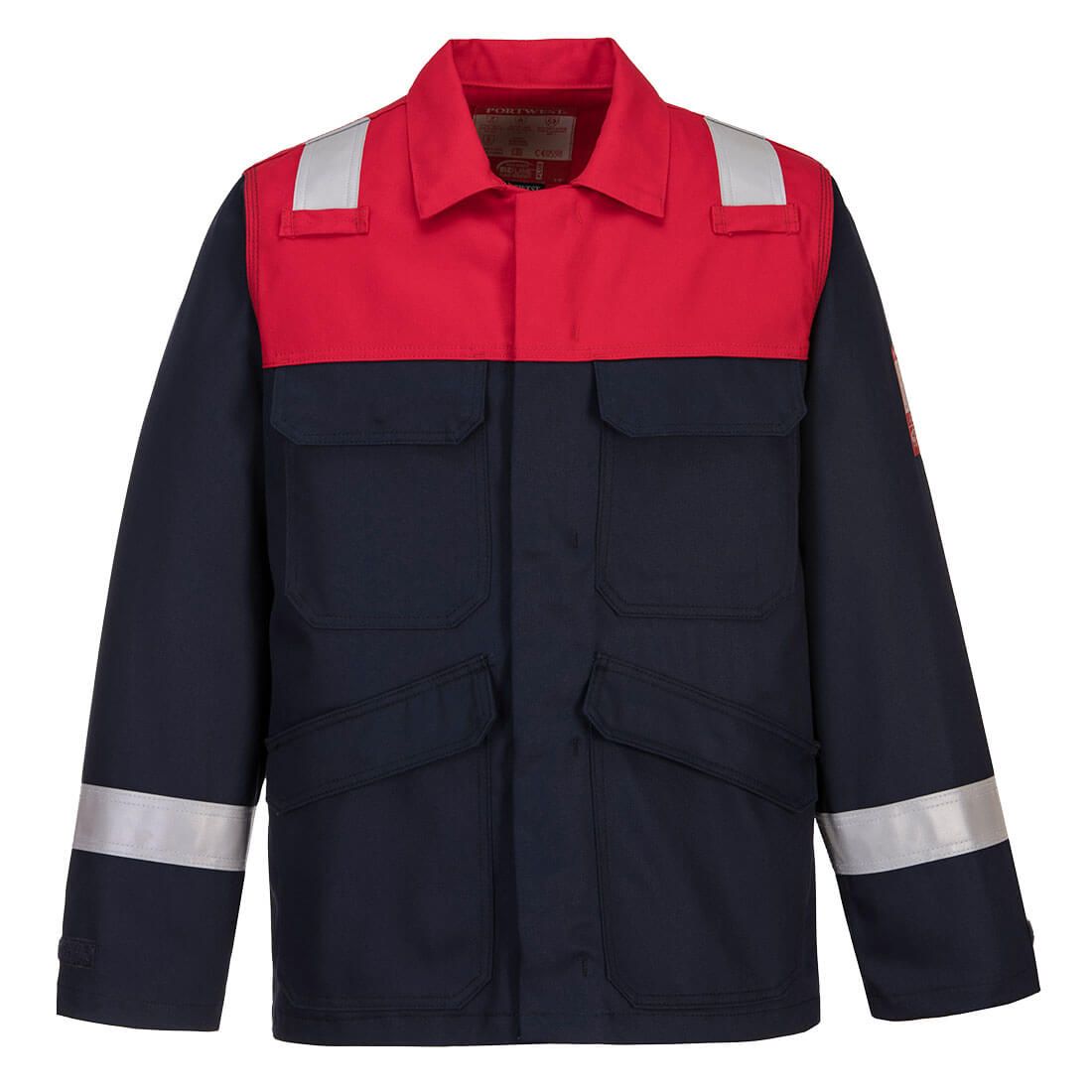 Bizflame Work Jacket, 4XL, R, Navy