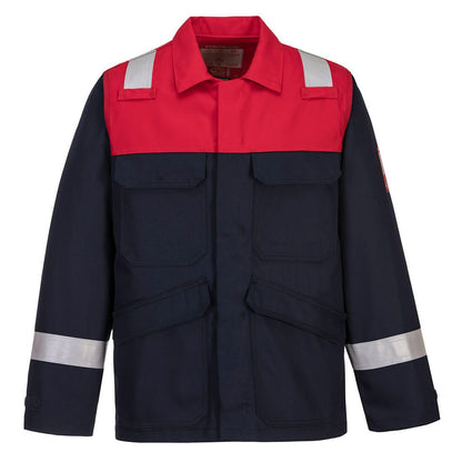 Bizflame Work Jacket, 4XL, R, Navy