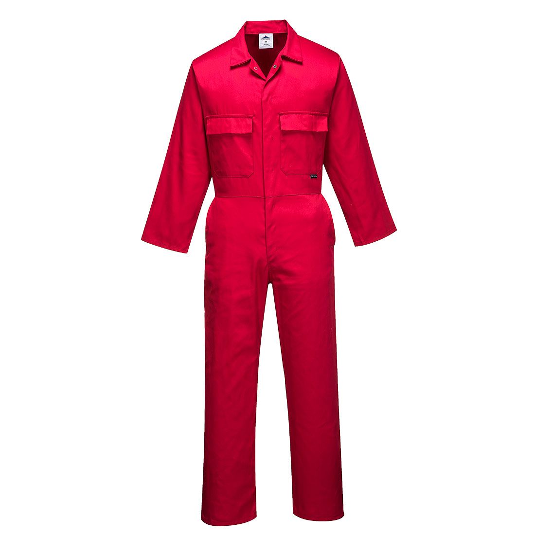 Euro Work Coverall, 4XL, R, Red