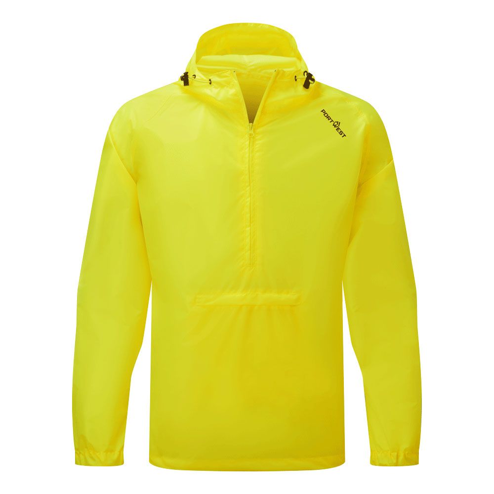 Packable Overhead Jacket, L, R, Yellow