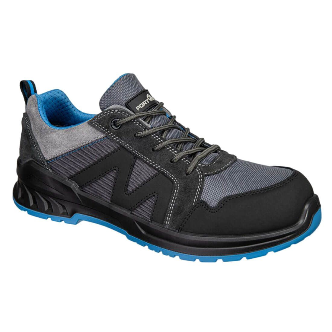 Composite Textile & Suede Trainer S1PS SR FO, 36, , Black/Blue