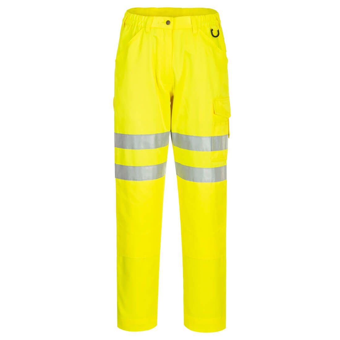 Eco Hi-Vis Work Trousers, 28, R, Yellow