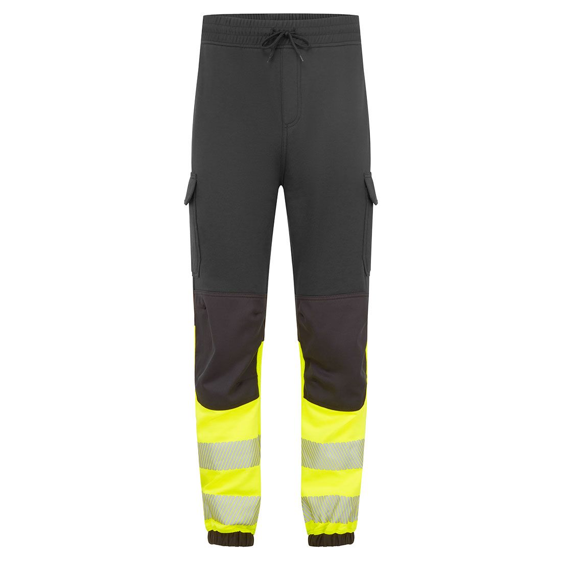 PW3 Modaflame Hi-Vis Class 1 FR Jogger, L, , Black/Yellow